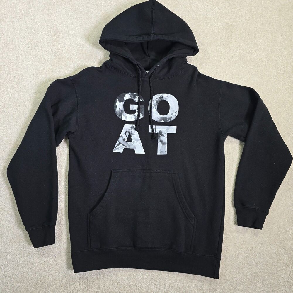 Serena Williams Hoodie Adult Small Black Long Sleeve Men's Pullover Grand Slam
